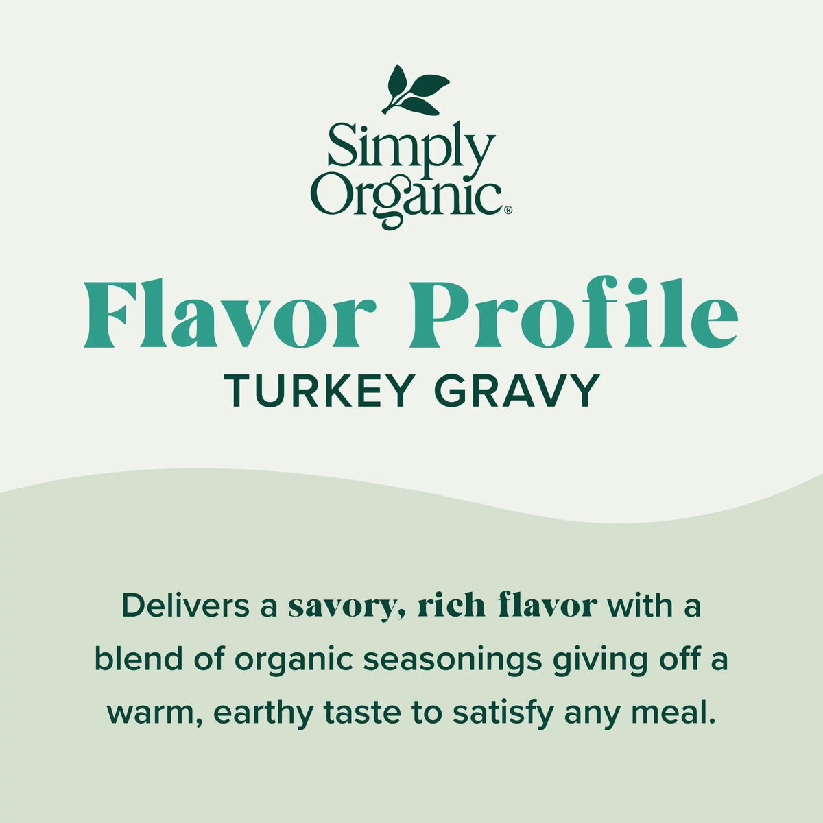 Simply Organic, Turkey Flavored Gravy Mix, 0.85 Oz