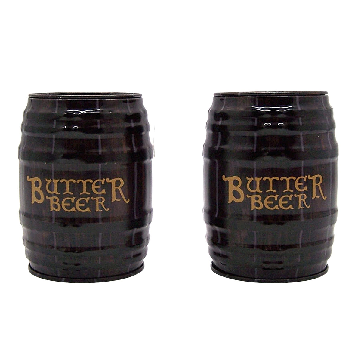 Harry Potter Inspired Butterbeer Chewy Candy in Barrel Tin, 2 Pack, Fun and Delicious Treat, 1.5 Ounce Tins