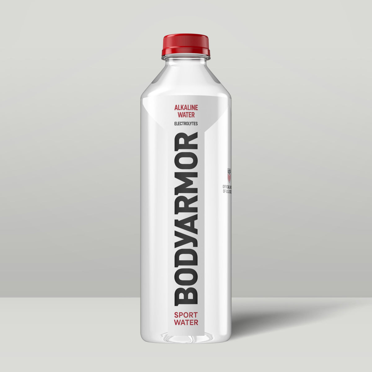 BODYARMOR SportWater Alkaline Water, High Alkaline Bottled Water, pH 9+, 1 Liter (6 Pack), Refreshing Electrolyte Water Pack, Wide Mouth Bottle