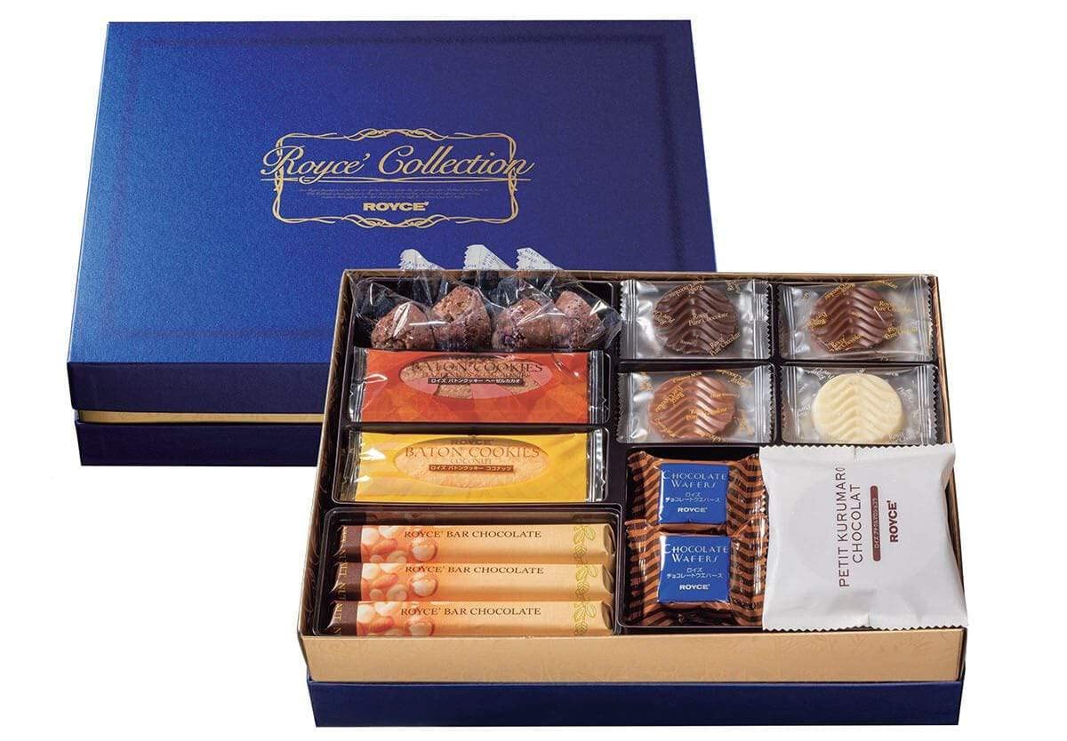 ROYCE Collection Can "Blue" - Assortment of Chocolates with Variety of Flavors and Textures | Luxury Chocolate Gift Set | Japanese Chocolate from