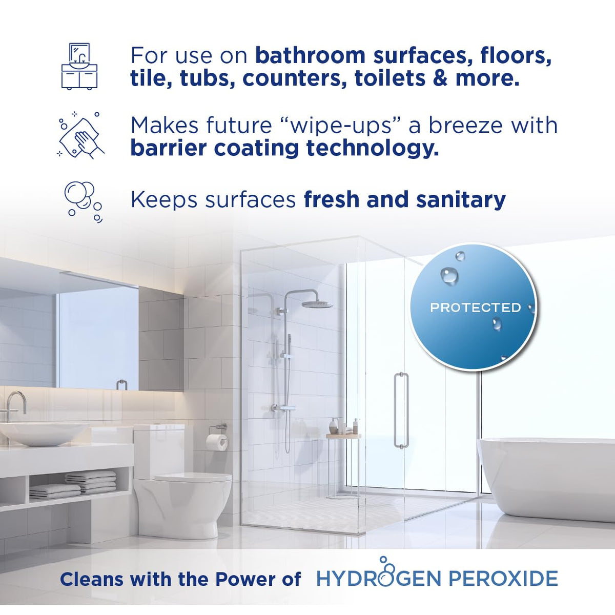 Invisible Shield Multi Surface Cleaner, Deodorizer with Hydrogen Peroxide- 32 fl. oz. (Great for ALL Surfaces) by UNELKO- Clean-X (3)