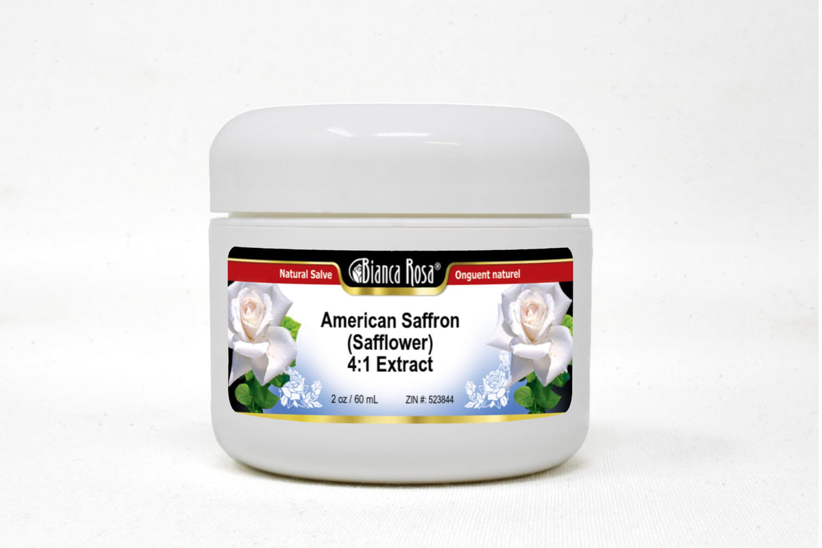 Bianca Rosa American Saffron (Safflower) 4:1 Extract Salve (2 oz, ZIN: 523844) - 3 Pack