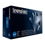 Black Nitrile- Small 6.5mil Heavy Duty Examination Powder-Free Gloves, 100 Pack- by Proskin Industries