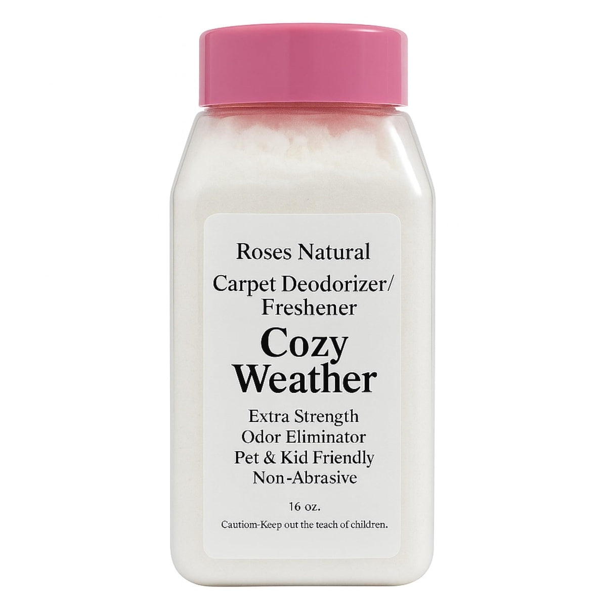 Cozy Weather Carpet Deodorizer Powder - 16 oz Inspired by Sweater Weather | Long-Lasting Fresh Scent, Natural Odor Eliminator | Pet & Kid Friendly