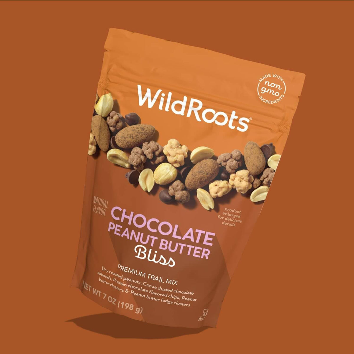 WildRoots Trail Mix, Made with Non-GMO Ingredients & Natural Flavor (Peanut Butter Chocolate, Pack of 1)