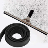 Premium Replacement Squeegee Rubber - Universal 15" 13.5" 20" 12" Flexible Silicone Blade for Window, Shower, Mirror & Car Glass, Streak-Free