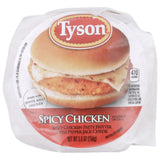Tyson Spicy Chicken Sandwich, 5.5 Ounce -- 12 per case.
