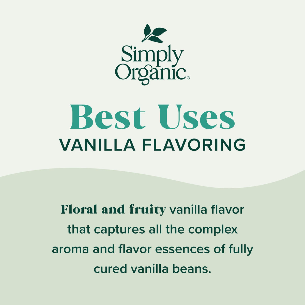 Simply Organic Non-Alcoholic Vanilla Flavoring, Madagascar | Certified Organic | Gluten Free | Kosher Certified | 2-Ounce Glass Bottle