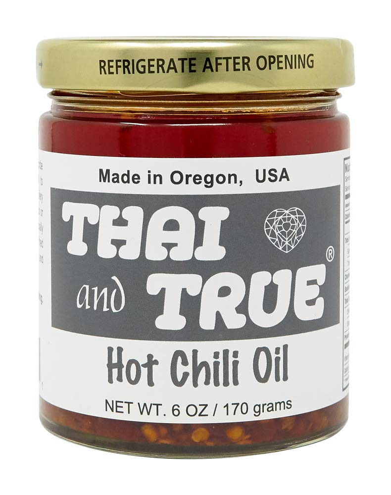 THAI AND TRUE Hot Chili Oil, 6 OZ