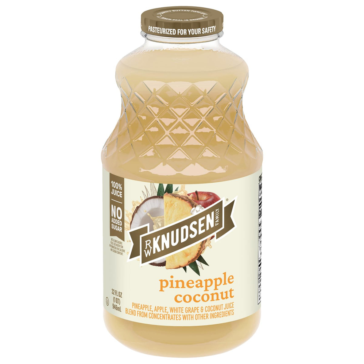 R.W. Knudsen Family Pineapple Coconut Juice Blend, 32 Ounces