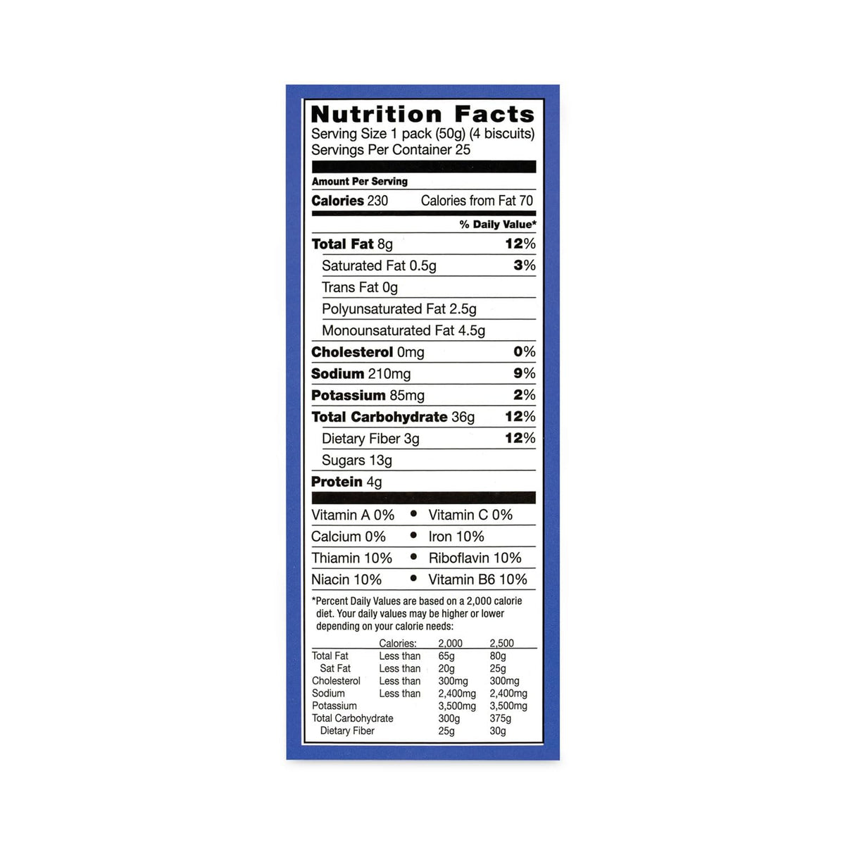 Belvita Breakfast Biscuits, Blueberry, 25 Count, 44 Ounce