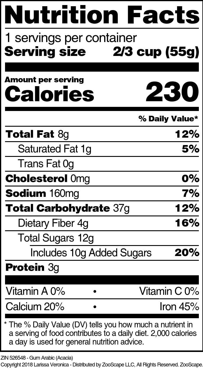Gum Arabic (Acacia) (1 oz, ZIN: 526548) - 2 Pack