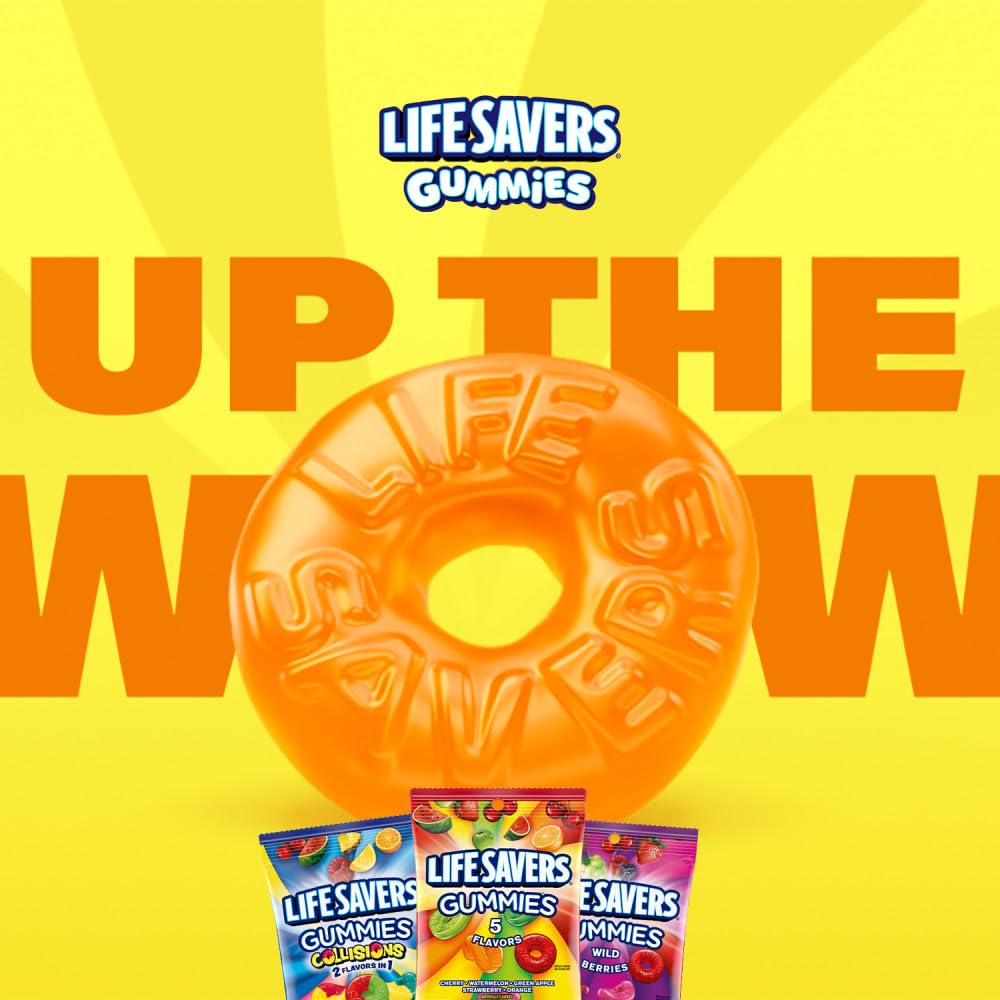 Life Savers Wild Berries Gummies Candy, 4.2 Ounce (Pack of 15)