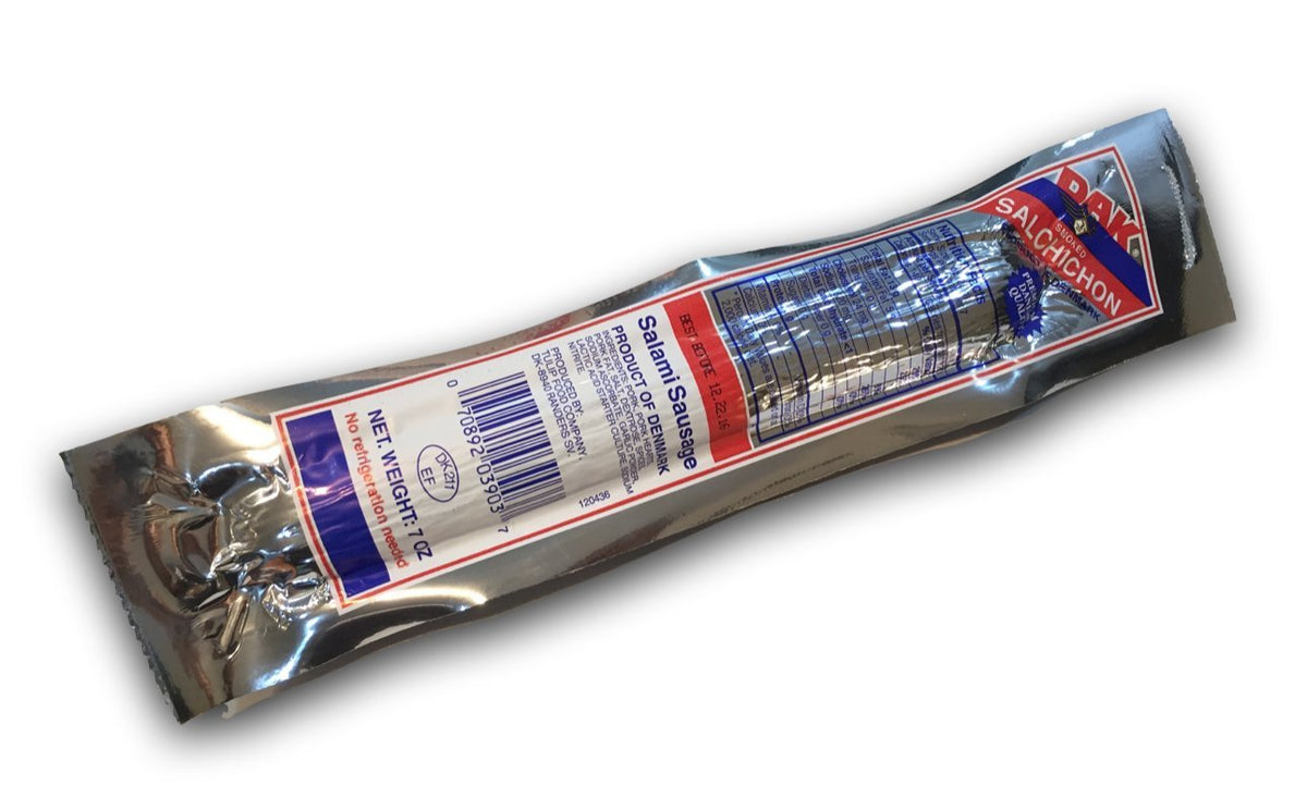 Smoked Salami Sausage, Salchichon DAK (Pack of 6)