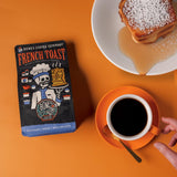 Bones Coffee Company French Toast, Sweet and Buttery Flavored Flavored Coffee, Medium Roast Low Acid Arabica Beans Compatible with Auto drip