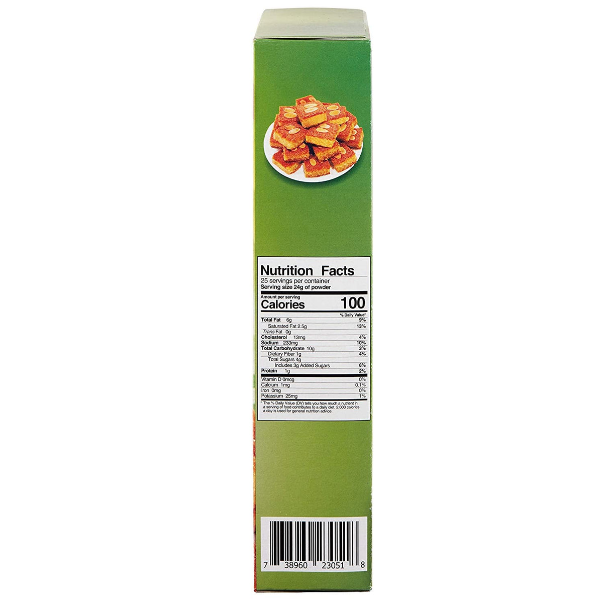 Tazah Lebanese Basbousa Mix 21.2oz Traditional Nammora Recipe 600g