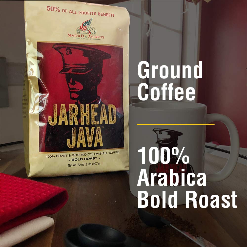 Jarhead Java Coffee, Bold Roast, 32 Ounce