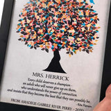 Lucky Tusk Personalized Gift For Mother of Groom You Raised With Love This Man Wedding Poem Tree Gift For Mom and Dad #LT-1116,