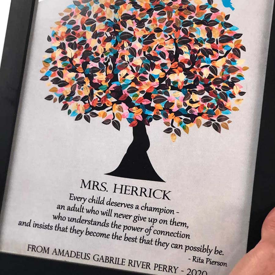 Lucky Tusk Personalized Gift For Mother of Groom You Raised With Love This Man Wedding Poem Tree Gift For Mom and Dad #LT-1116,