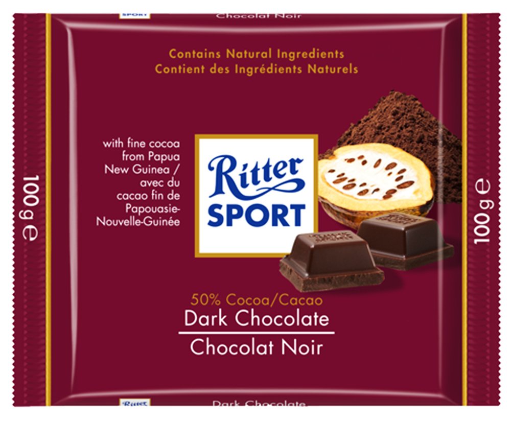 RITTER SPORT CHOC BAR BTTRSWT