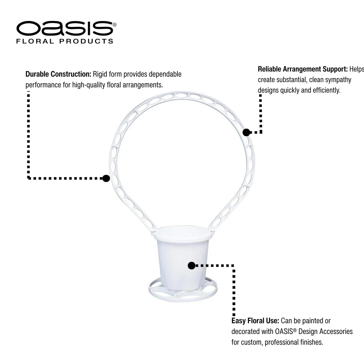 OASIS Sympathy Basket, 24 case