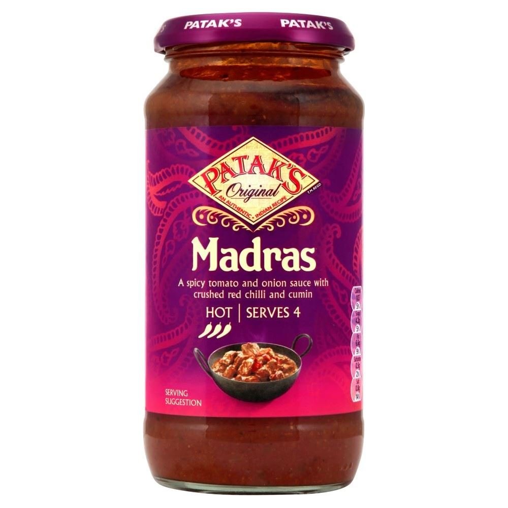 Patak's Madras Cooking Sauce (450g) - Pack of 6