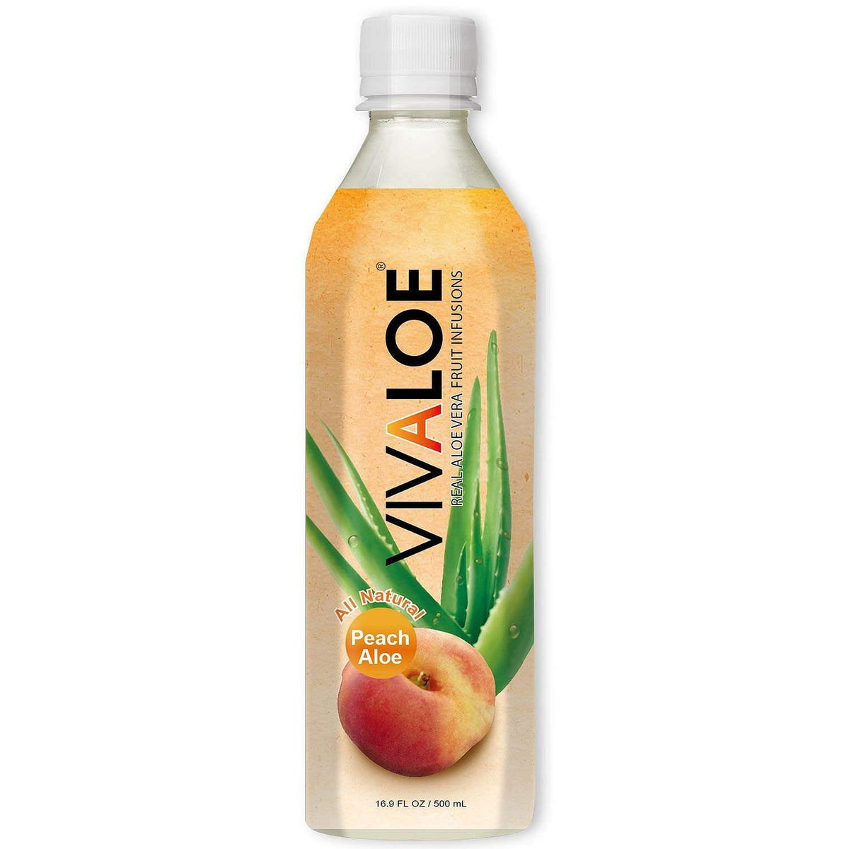Vivaloe Peach Aloe Drink (16.9 fl. oz., 12 pk.)