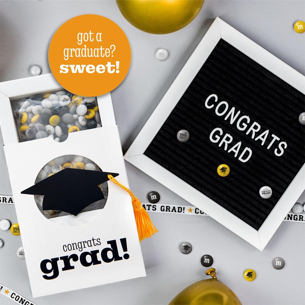 M&M'S Graduation Milk Chocolate Candy, 1 lb Gift Box