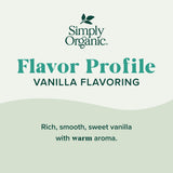 Simply Organic Non-Alcoholic Vanilla Flavoring, Madagascar | Certified Organic | Gluten Free | Kosher Certified | 2-Ounce Glass Bottle