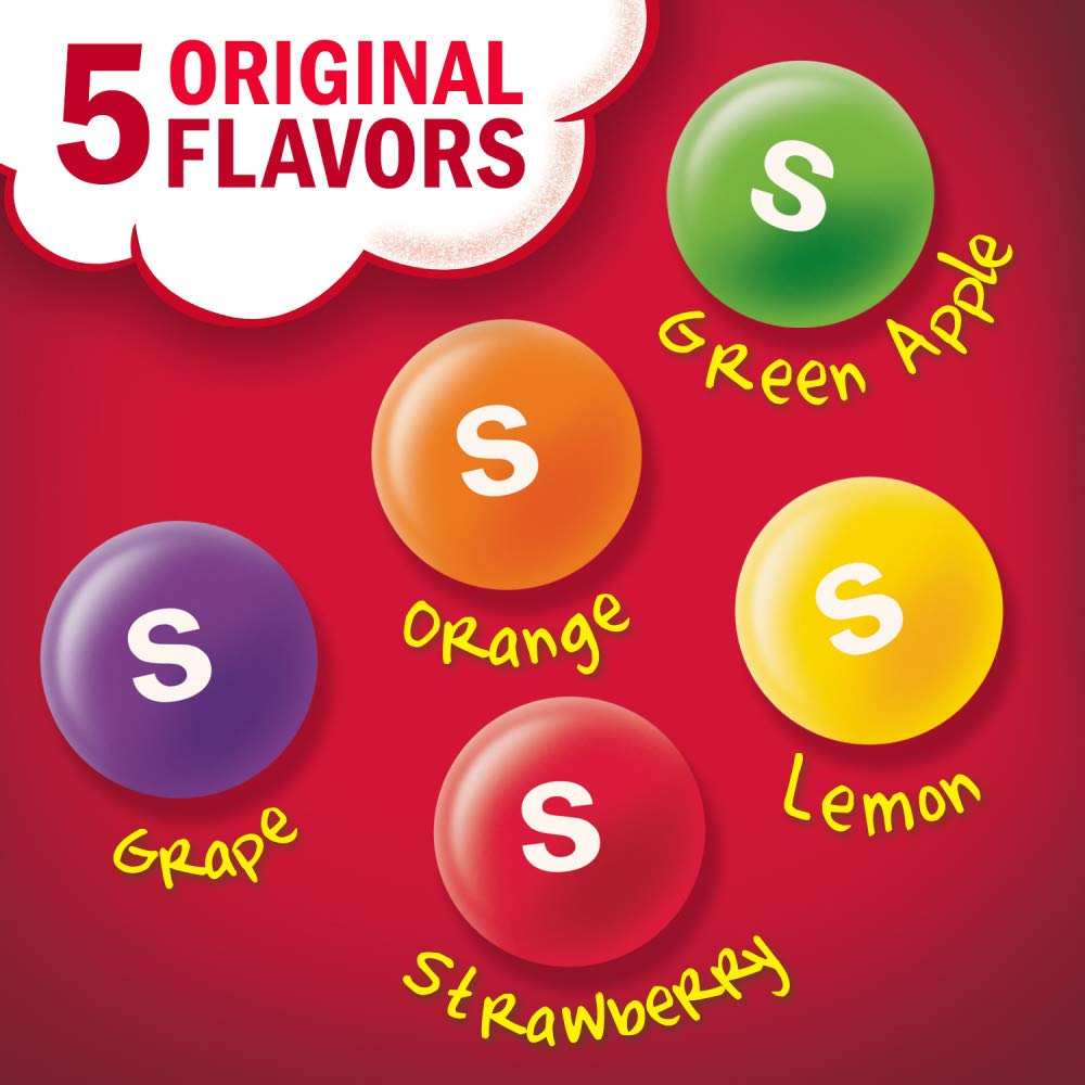 SKITTLES Original Fun Size Chewy Candy Bulk Pack, 4 Pound Box