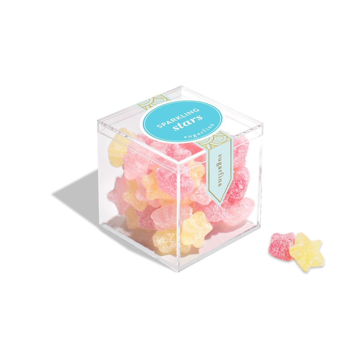 Sugarfina Sparkling Stars Small Candy Cube, Gummies, 3.2 oz, 4 Count