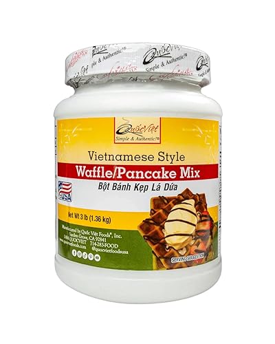 Vietnamese Style Pandan Waffle Mix