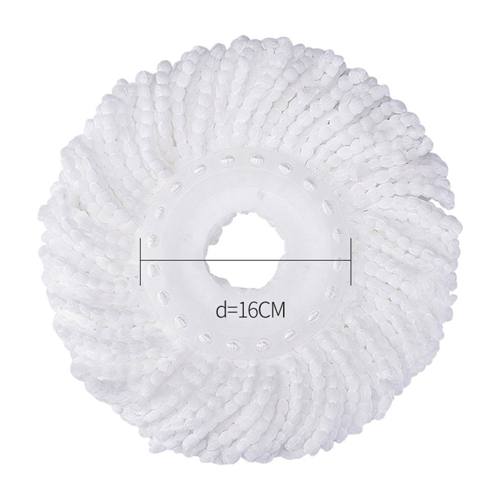 3 Pack Mop Head Replacement Spin Mop Replacement Head Microfiber Spin Mop Refills Easy Cleaning Round Shape Standard Size