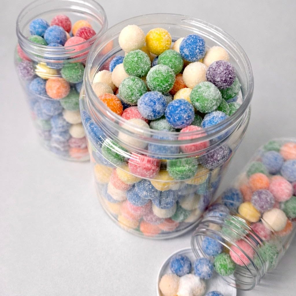 Poppin Crunch 6 Ounce Diabolical Sour Flavored Gumballs