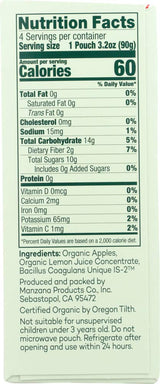 North Coast (NOT A CASE) Organic Apple Sauce Pouches