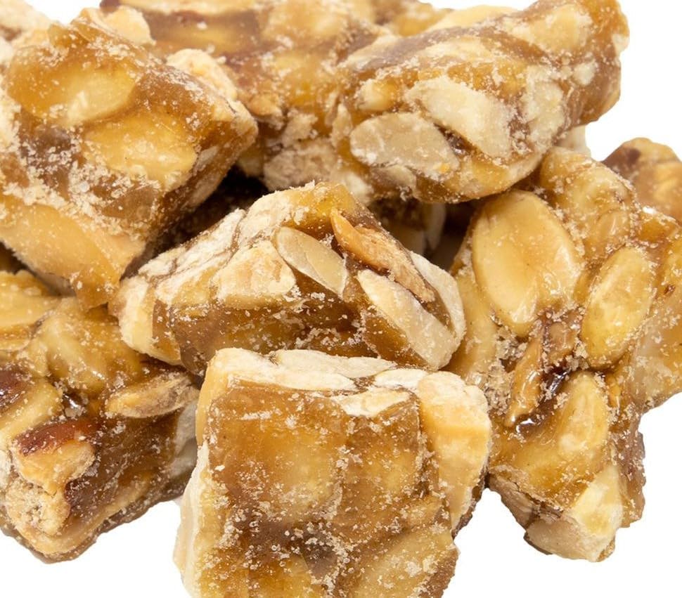 Old?Fashioned Peanut Squares - 1 lb Resealable Bag - Crunchy Bites Made with Roasted Peanuts - Classic Retro Treat for Snacking, Candy Dishes & Gifts