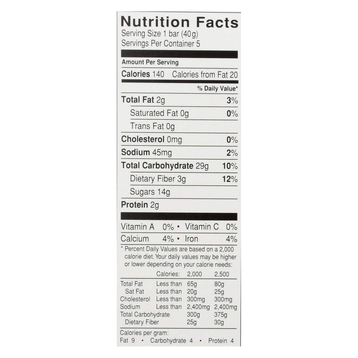 Blueberry Breakfast Bars (12 Bxs of 7.05oz)