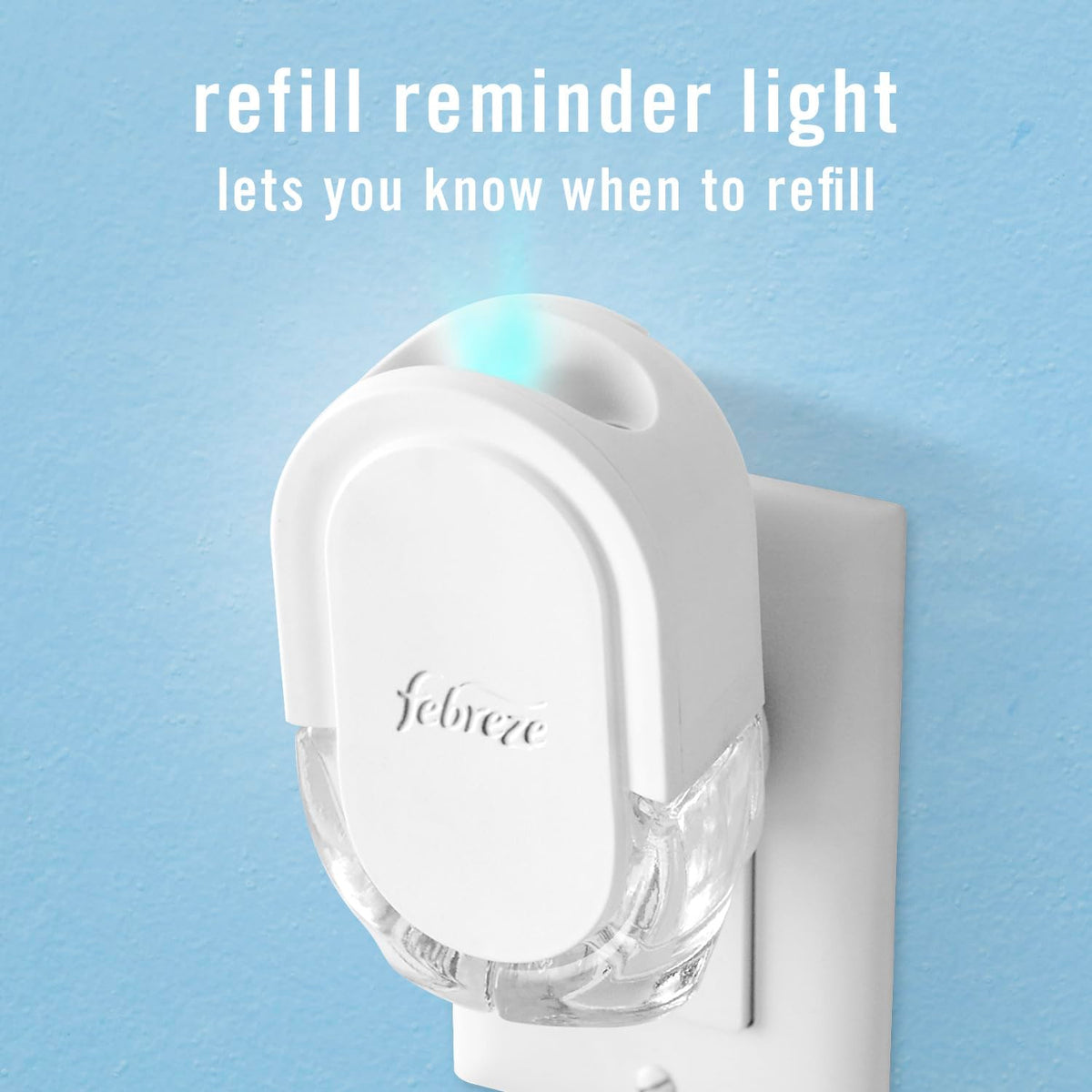 Febreze Plug-In Air Freshener, Odor-Fighting Scented Oil Refill, Air Fresheners for Home, Bathroom and Kitchen, Long Lasting, Gain Original Scent