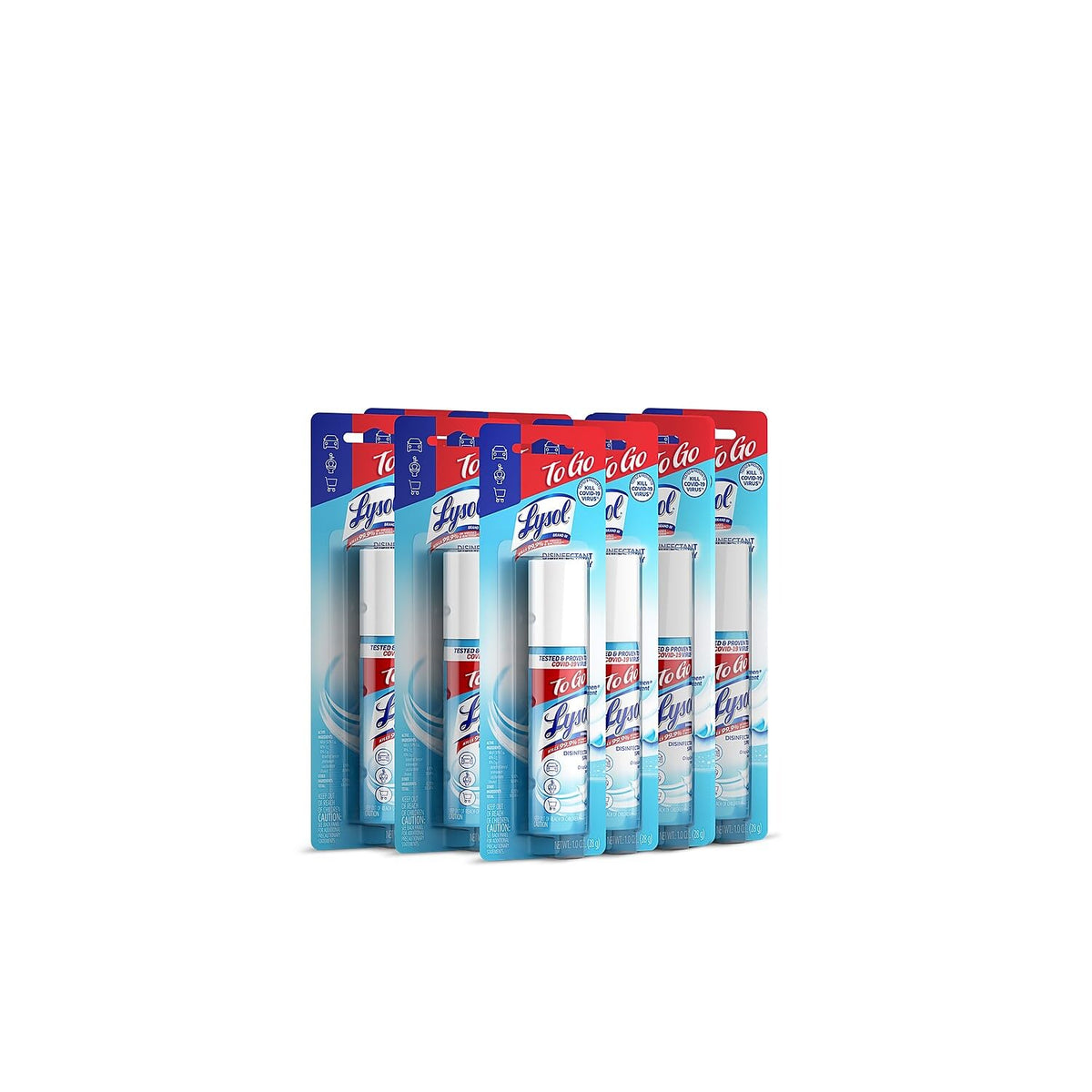 Lysol Disinfectant Spray To Go, Crisp Linen, 1 Ounce