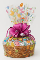 Handcrafted Gift Basket with Chocolates, Cookies, Snacks & Candy. Perfect for Birthdays, Sympathy, Holidays, Clients & Thank You Gifts (Premium Plus