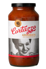 Cortazzo Arrabbiata Sauce - Spicy Marinara Pasta Sauce | Tomato Sauce Made with Fresh & All-Natural Ingredients | Non GMO, Vegan, Gluten Free
