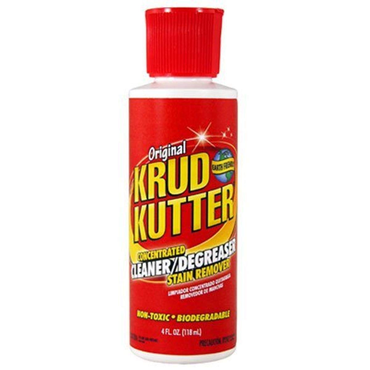 Krud Kutter KK04 Concentrated Cleaner/Degreaser Stain Remover with 4-Ounce Flip Top