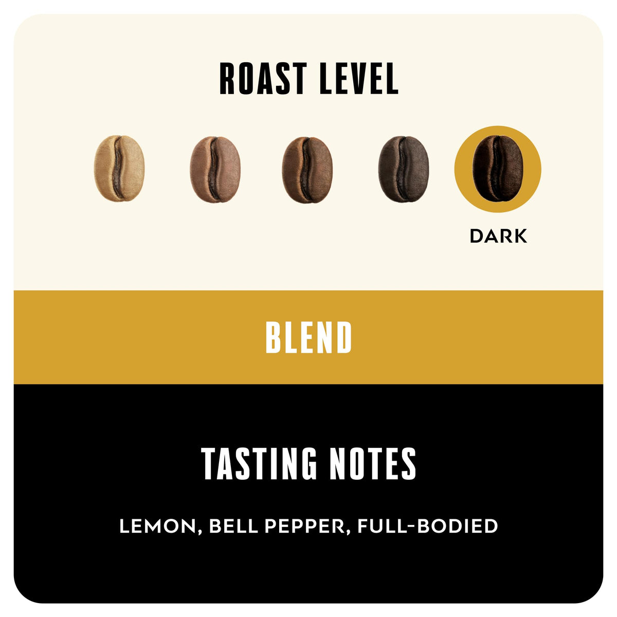BLK & Bold Whole Bean Coffee, Espresso Dark Roast, Coffee Beans, Bold Heavy Body with Smooth Toasty Finish, Fresh Roasted Coffee for Espresso Machine