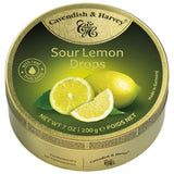 British - Cavendish and Harvey Sour Lemon Drops 200g