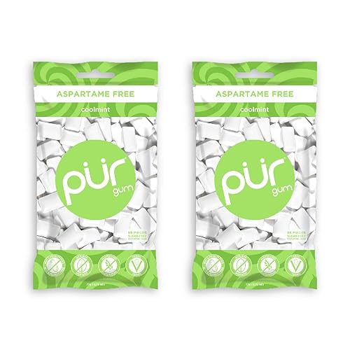 PUR Gum Coolmint, 2.8 oz, 2 Count