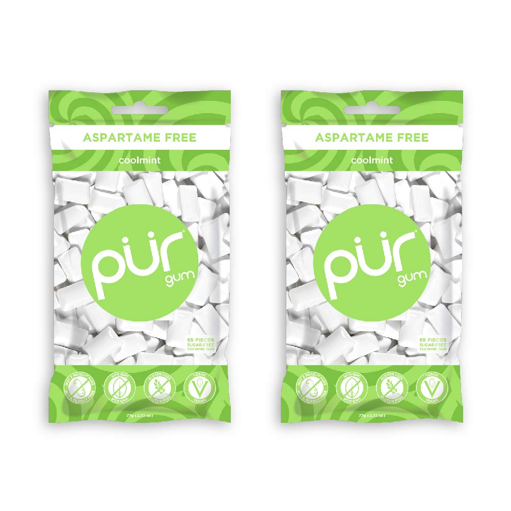 PUR Gum Coolmint, 2.8 oz, 2 Count