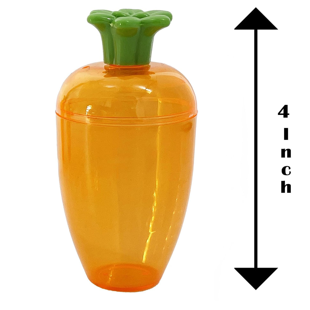 Fillable Easter Carrots, Bunny, and Chick 24-Pack Containers, Perfect Characters for Easter Egg Hunt, Basket Stuffers Filler, Surprise Carrot