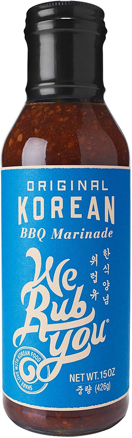 Bulgogi Sauce Kalbi Marinade Original Korean BBQ We Rub You 15 oz (Pack of 3)