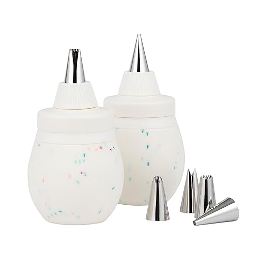 Prepworks by Progressive 8-Piece Frosting Bulb Decorating Kit (Confetti)