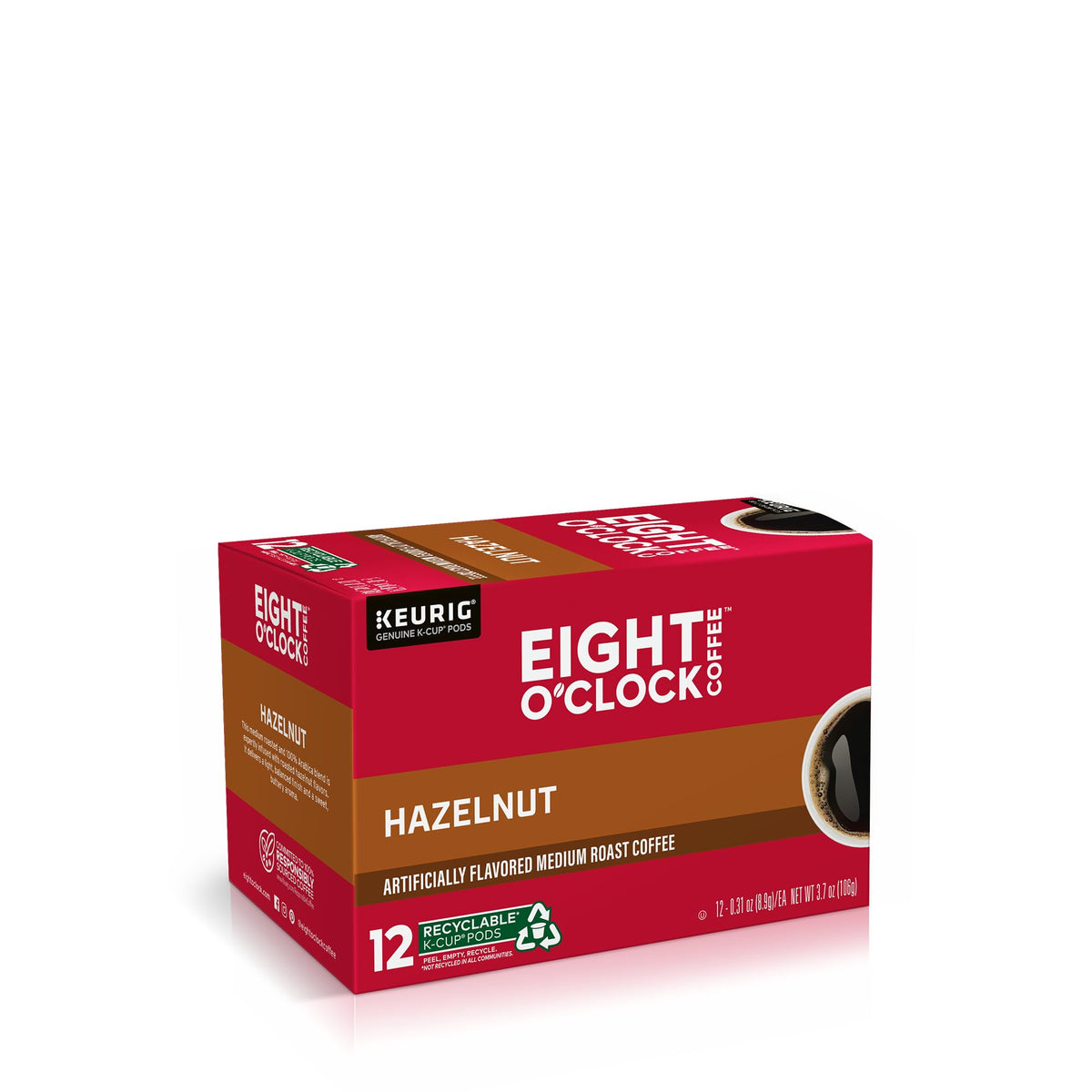 Eight O'Clock Hazelnut K-Cup 12 ct. - 0011141106731